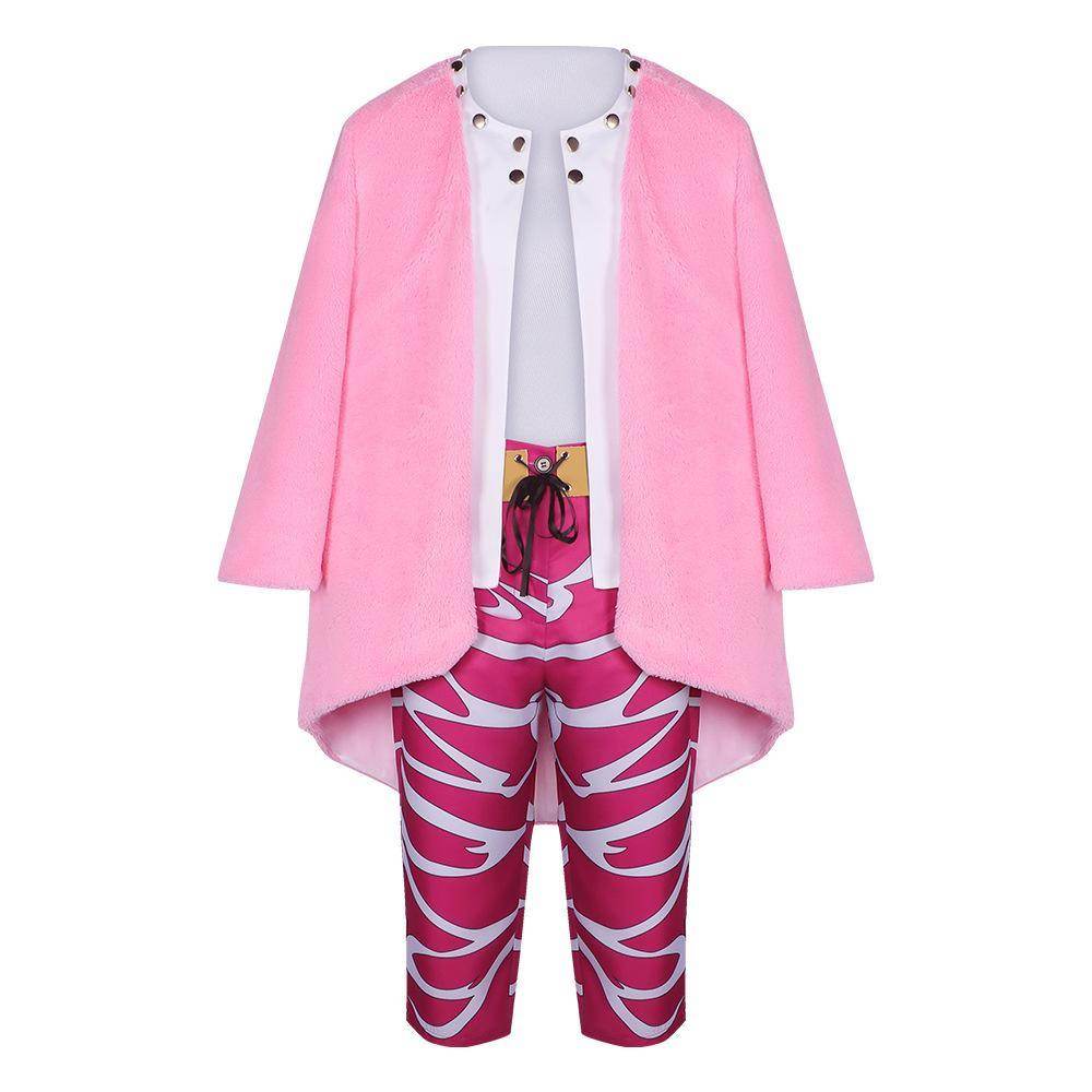 One Piece Donquixote Doflamingo Cosplay Costume Outfits Halloween Carnival Suit - zzcosplay
