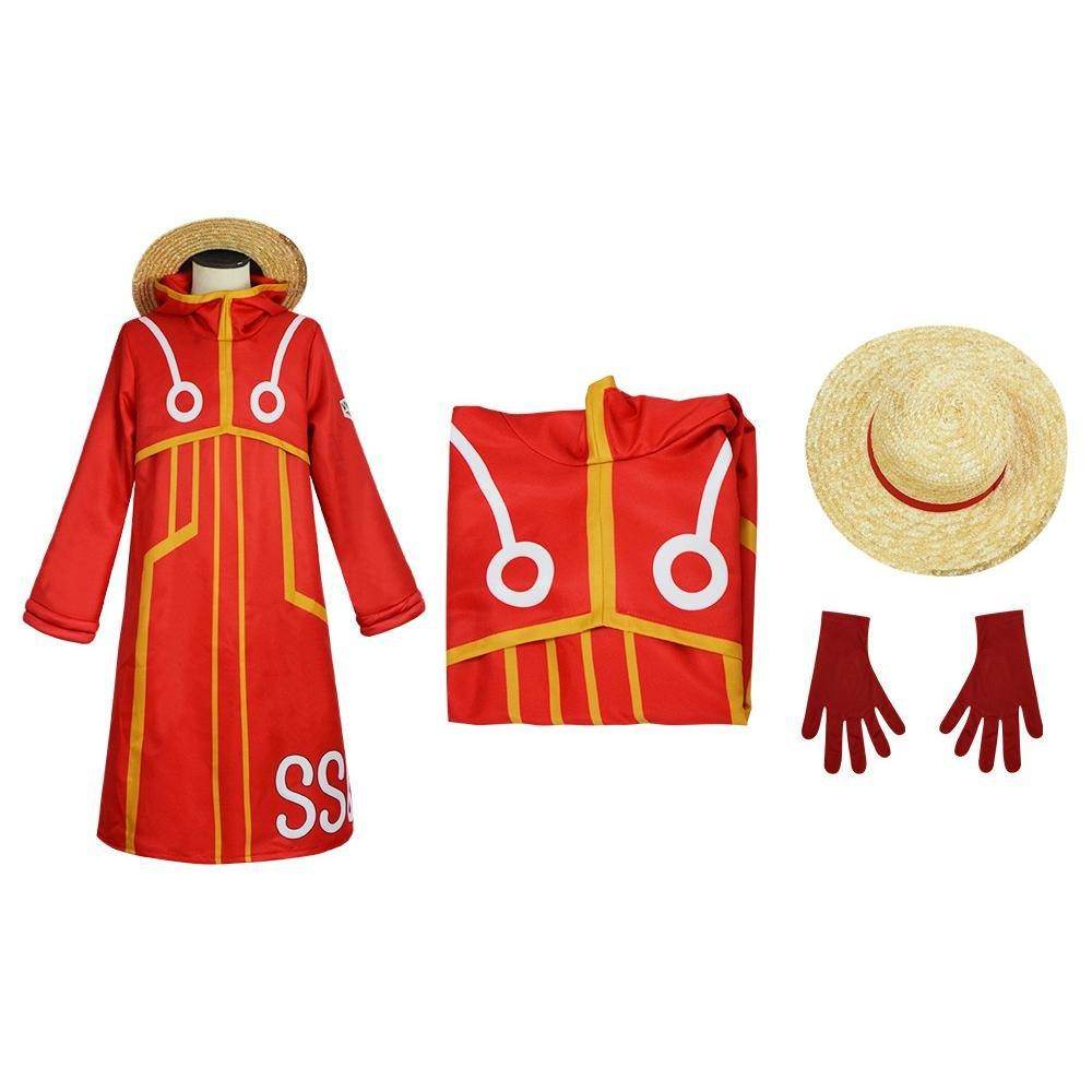 One Piece Egghead Arc 2024 Anime Monkey D. Luffy Costume Party Carnival Halloween Cosplay Full Set - zzcosplay