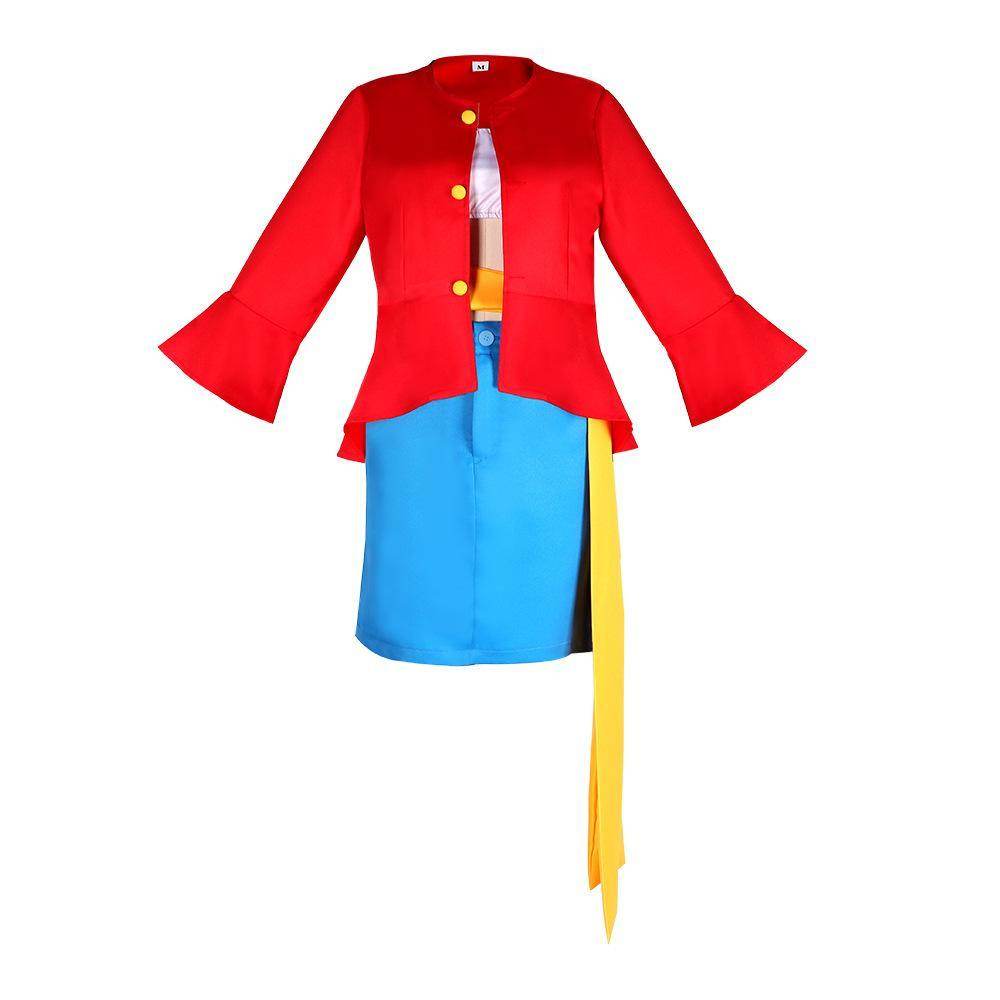 One Piece Wano Country Anime Monkey D. Luffy Costume Party Carnival Cosplay Full Set - zzcosplay