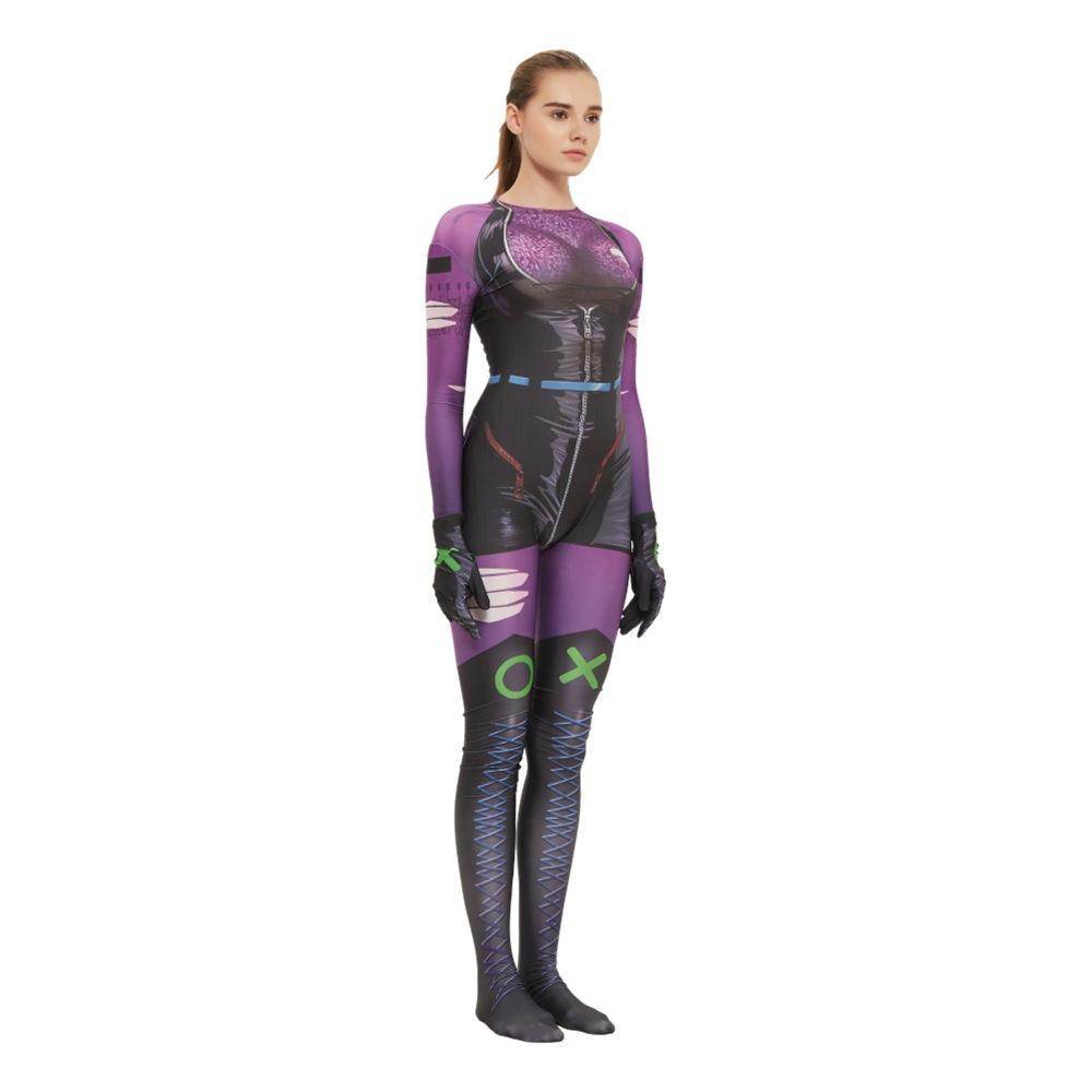 Punchline Alexis Kaye Cosplay Costume Joker's New Girlfriend Jumpsuit - zzcosplay