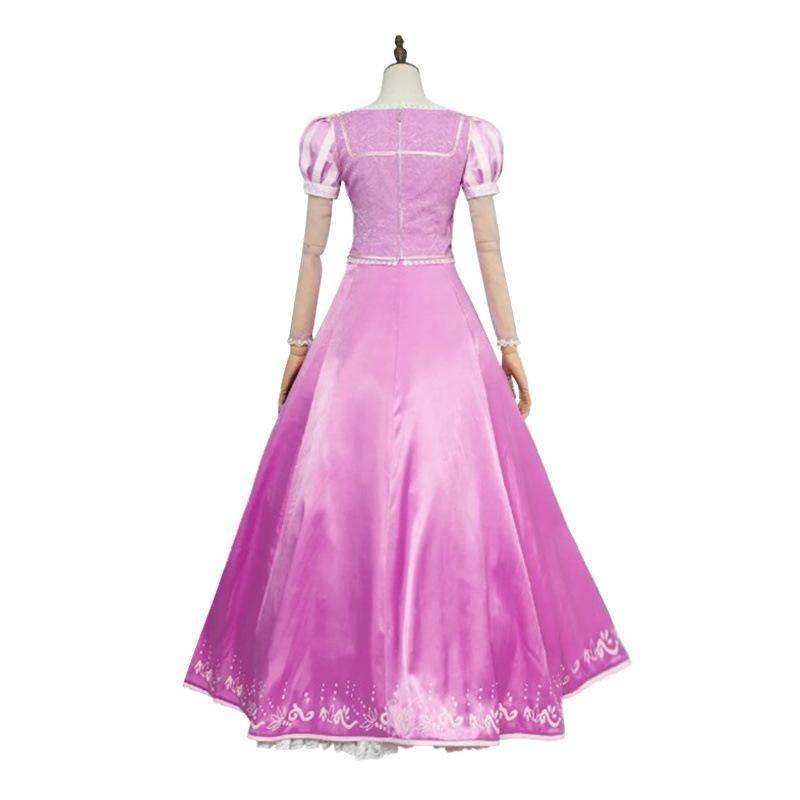 Rapunzel Halloween Costume Tangled Princess Cosplay Dress for Women - zzcosplay