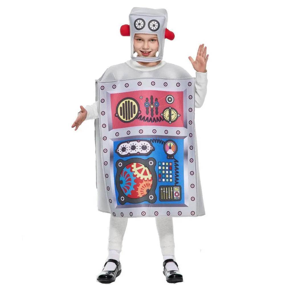 robot Cosplay Costumes Compound Sponge Party halloween for Kids - zzcosplay