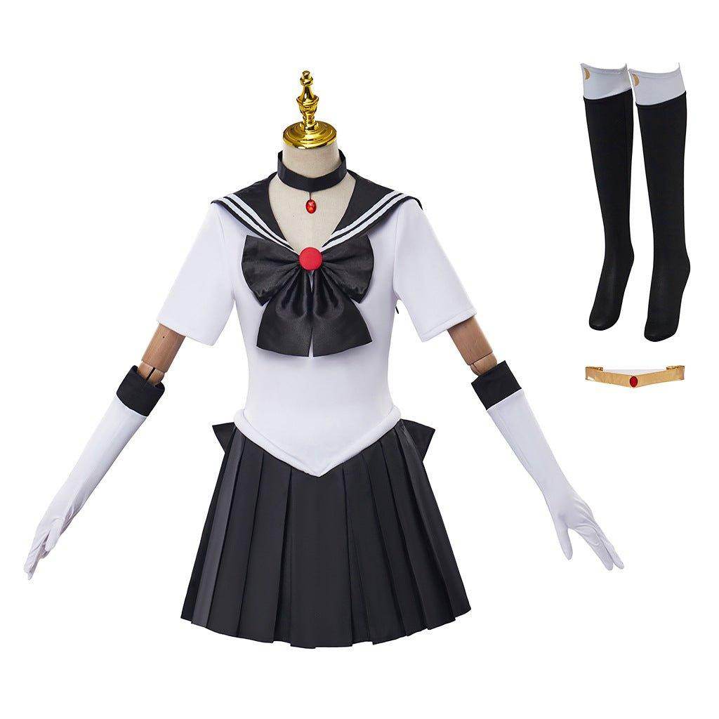 Sailor Moon Pluto Meiou Setsuna Costume Uniform Cosplay Dress Outfits Halloween Suit - zzcosplay