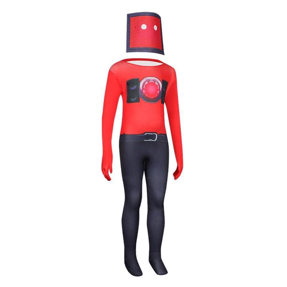 Skibidi Toilet Game Kids Cosplay Costume Jumpsuit Halloween Carnival Suit - zzcosplay