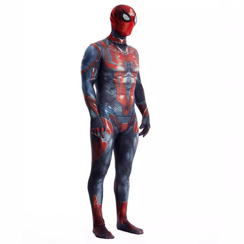 Spider Armor MK III Spider Man Peter Parker Shimmering Cosplay Suit PS4 Costume - zzcosplay
