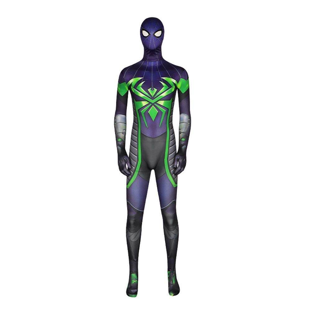 Spider-Man 2099 PS5 Comics Miles Morales Jumpsuit Halloween Cosplay Costume Bodysuit - zzcosplay