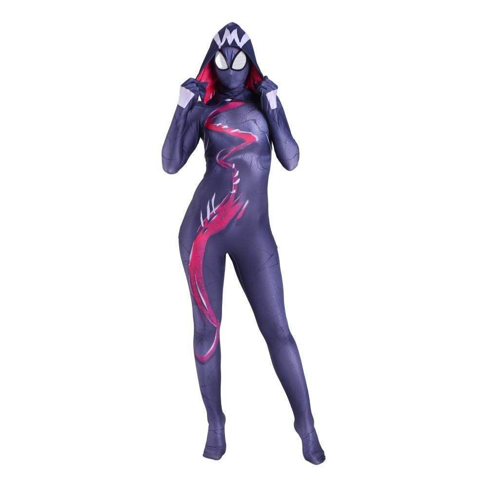 Spider-man Gwen Stacy Costume Zentai Jumpsuit Bodysuit Adult Kids - zzcosplay