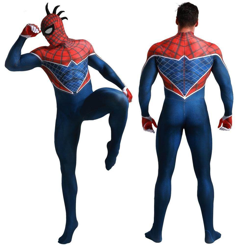 Spider-Man Punk Hobart Brown Cosplay Costume Jumpsuit Across the Spider-Verse Edition - zzcosplay