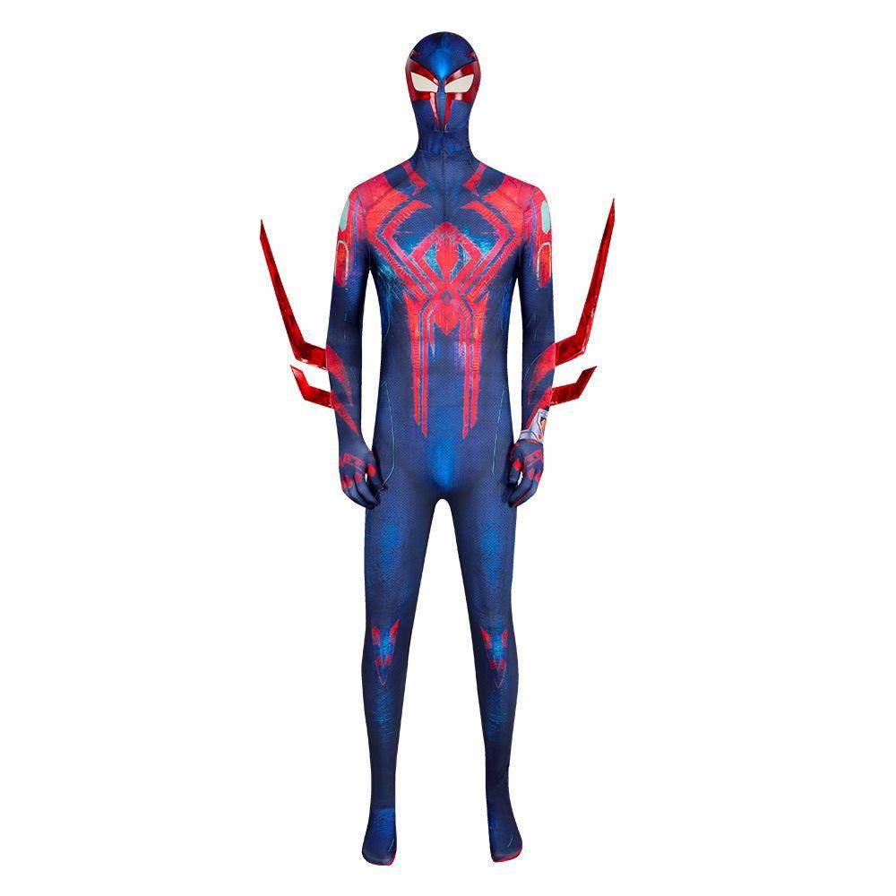 SpiderMan Across the Spider Verse Miguel O'Hara 2099 Zentai Costume Cosplay Outfits Halloween Carnival Suit Adults - zzcosplay