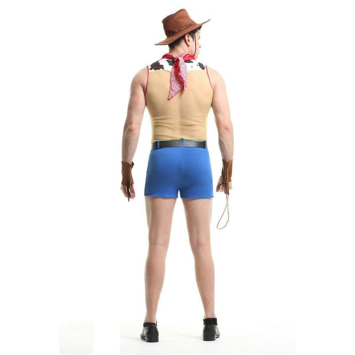 Stag Do Party Fancy Dress Costume Sheriff Woody Night Club For Men - zzcosplay