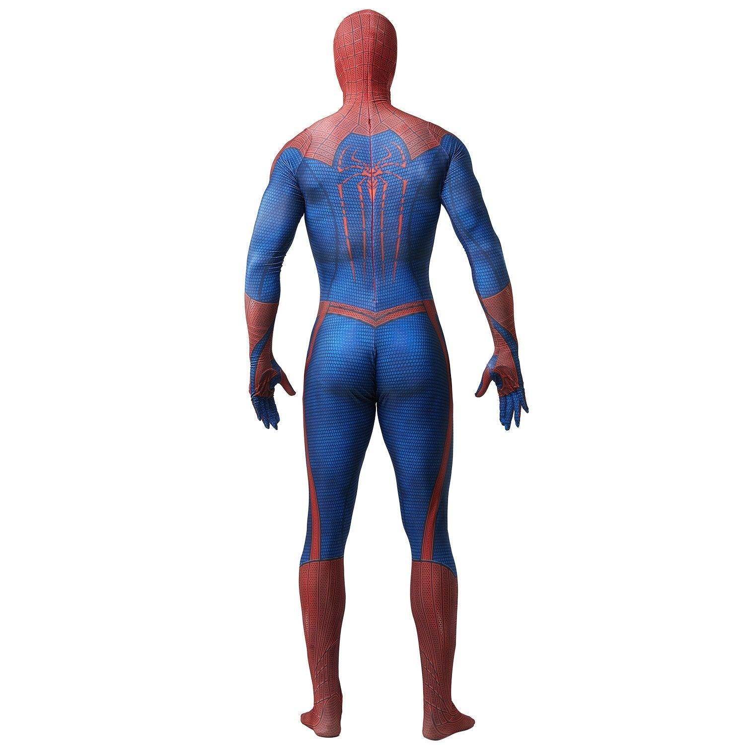 The Amazing Spider-Man Peter Parker Cosplay Costume with Black Eyes - zzcosplay