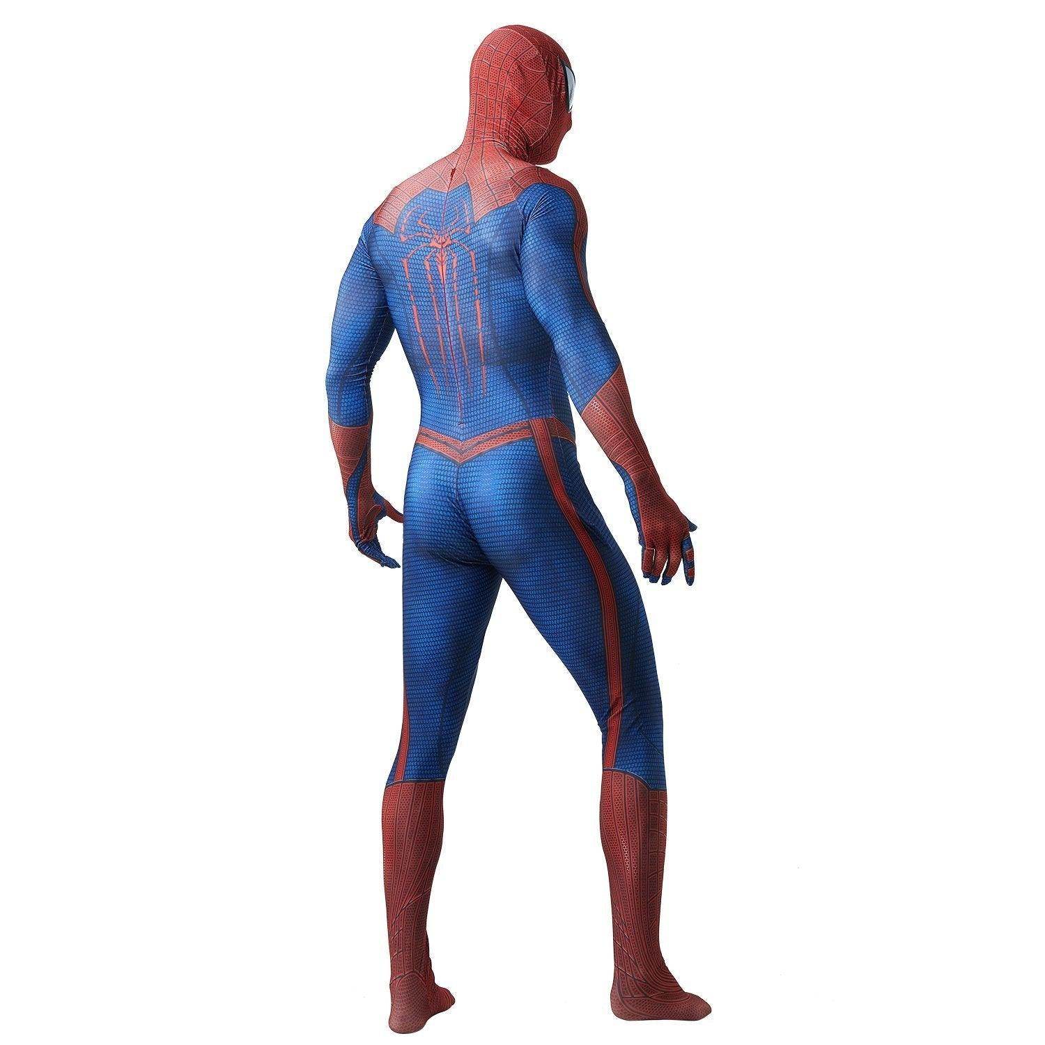 The Amazing Spider-Man Peter Parker Cosplay Costume with Black Eyes - zzcosplay