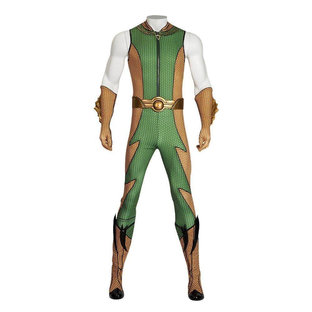 The Boys Season 4 Adult The Deep Costume Cosplay Zentai Jumpsuit Shoes Halloween Full Set - zzcosplay