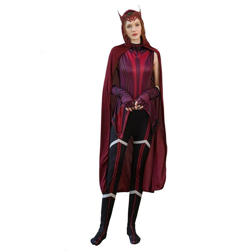 Wanda Scarlet Witch Hero Costume for Women - zzcosplay