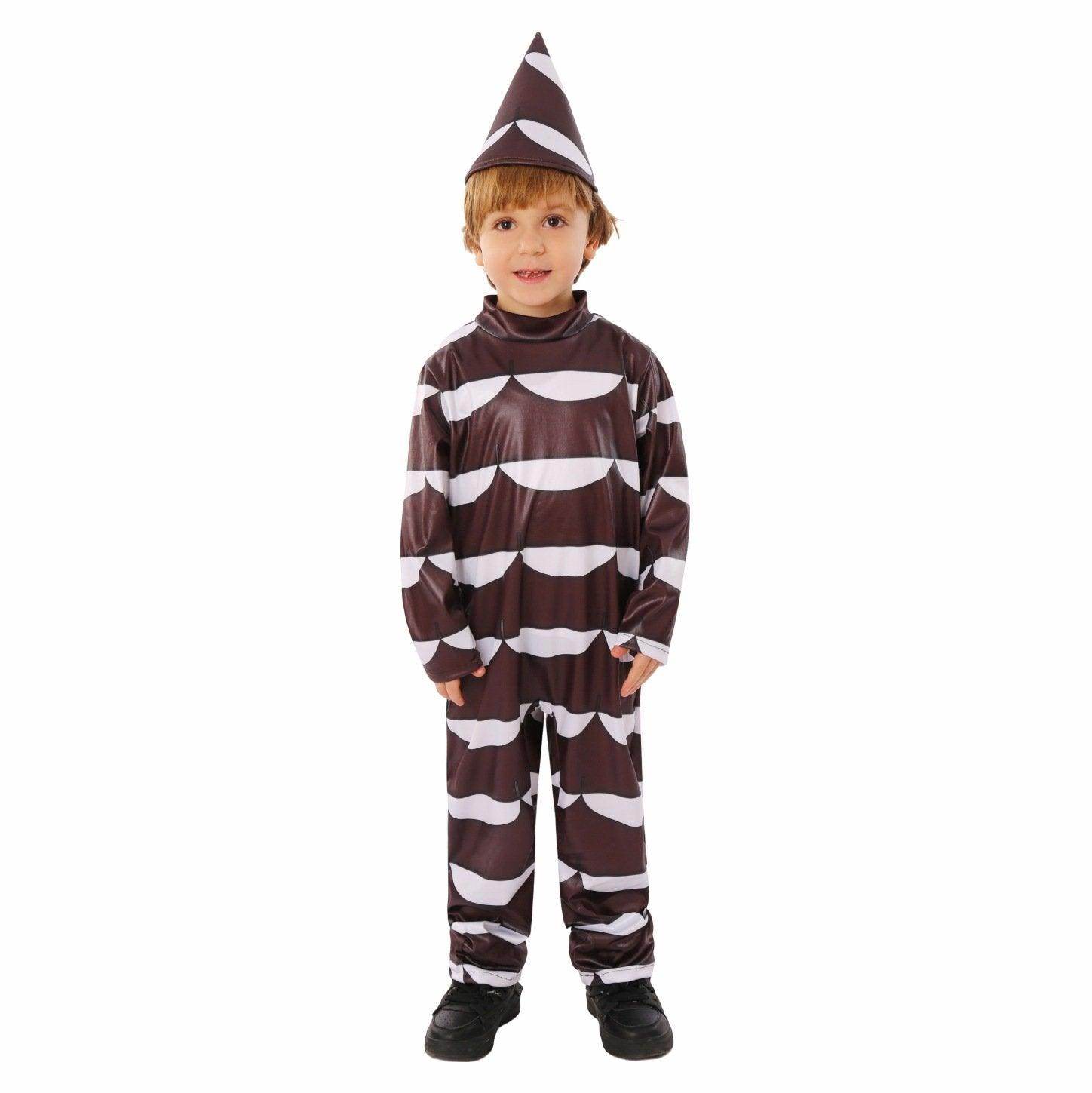 Willy Wonka Kids Chocolate Costumes Movie Jumpsuit Party Cosplay Halloween - zzcosplay
