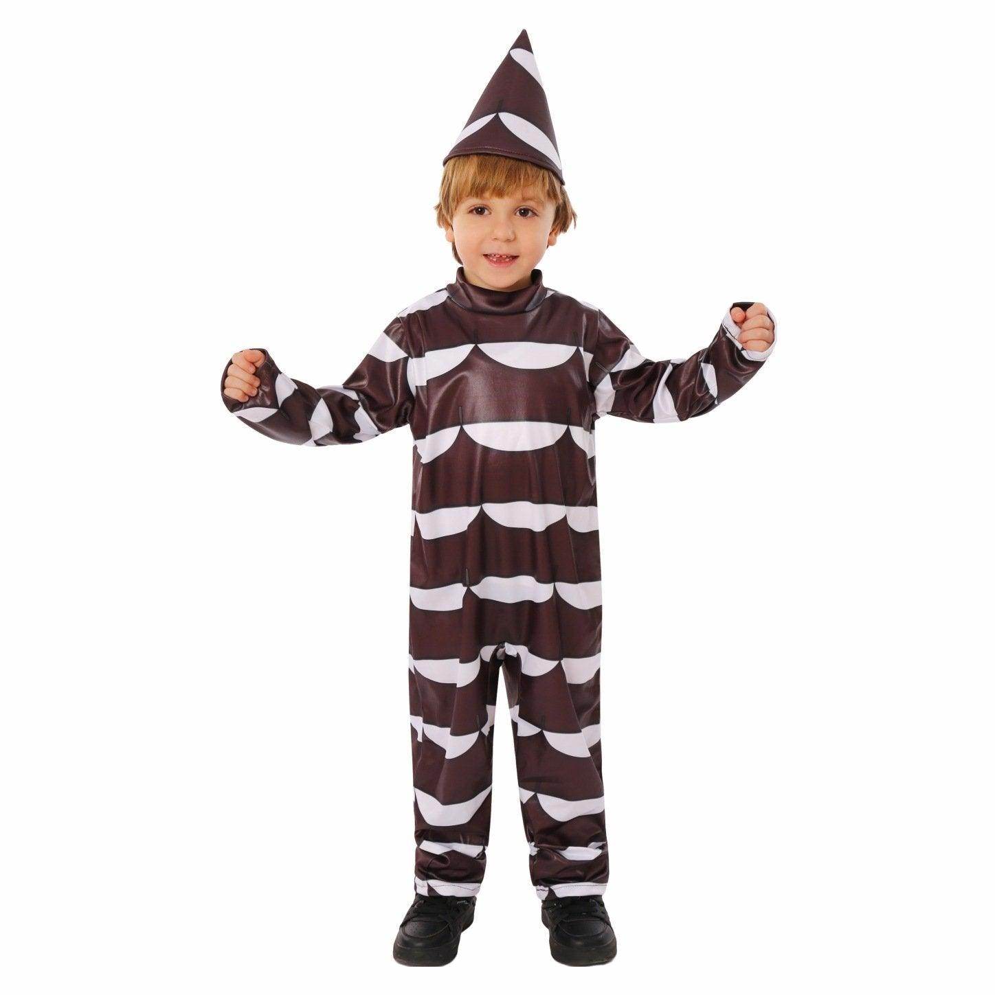Willy Wonka Kids Chocolate Costumes Movie Jumpsuit Party Cosplay Halloween - zzcosplay
