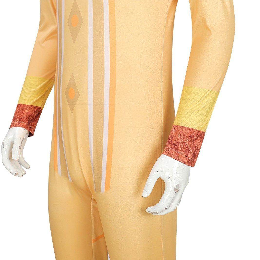 Wish Asha Valentino Cosplay Costume Adult Sheep Jumpsuit with Mask - zzcosplay