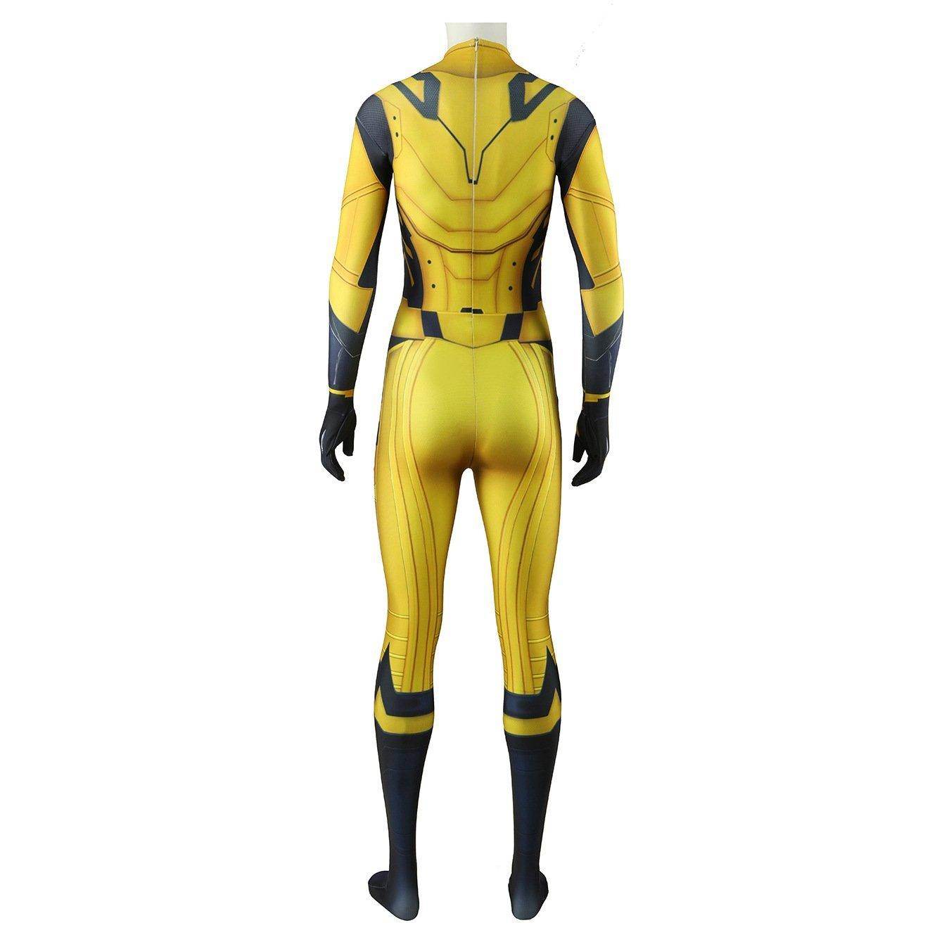 Women Wolverine Costume X23 Logan Halloween Cosplay Jumpsuit Deadpool 3 Dafne Keen Yellow - zzcosplay