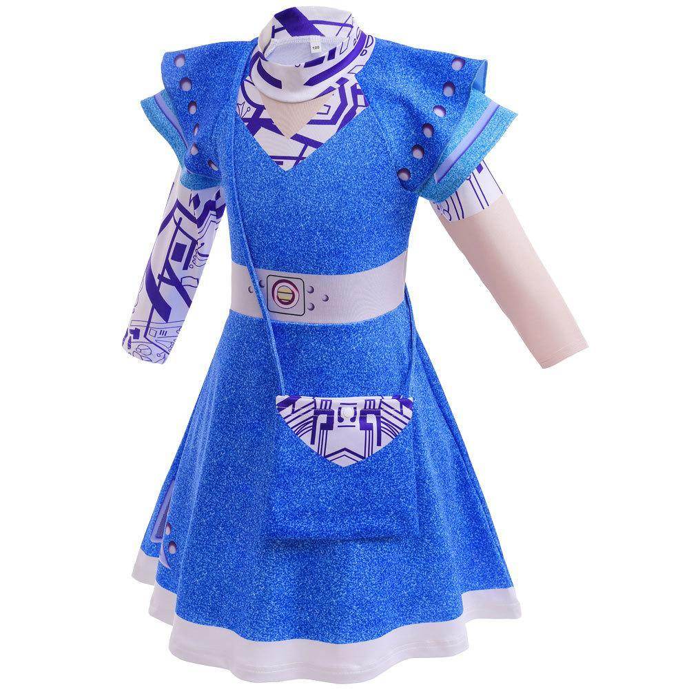Zombie 3 Children's cheerleading cosplay costumes Halloween girls' dresses - zzcosplay