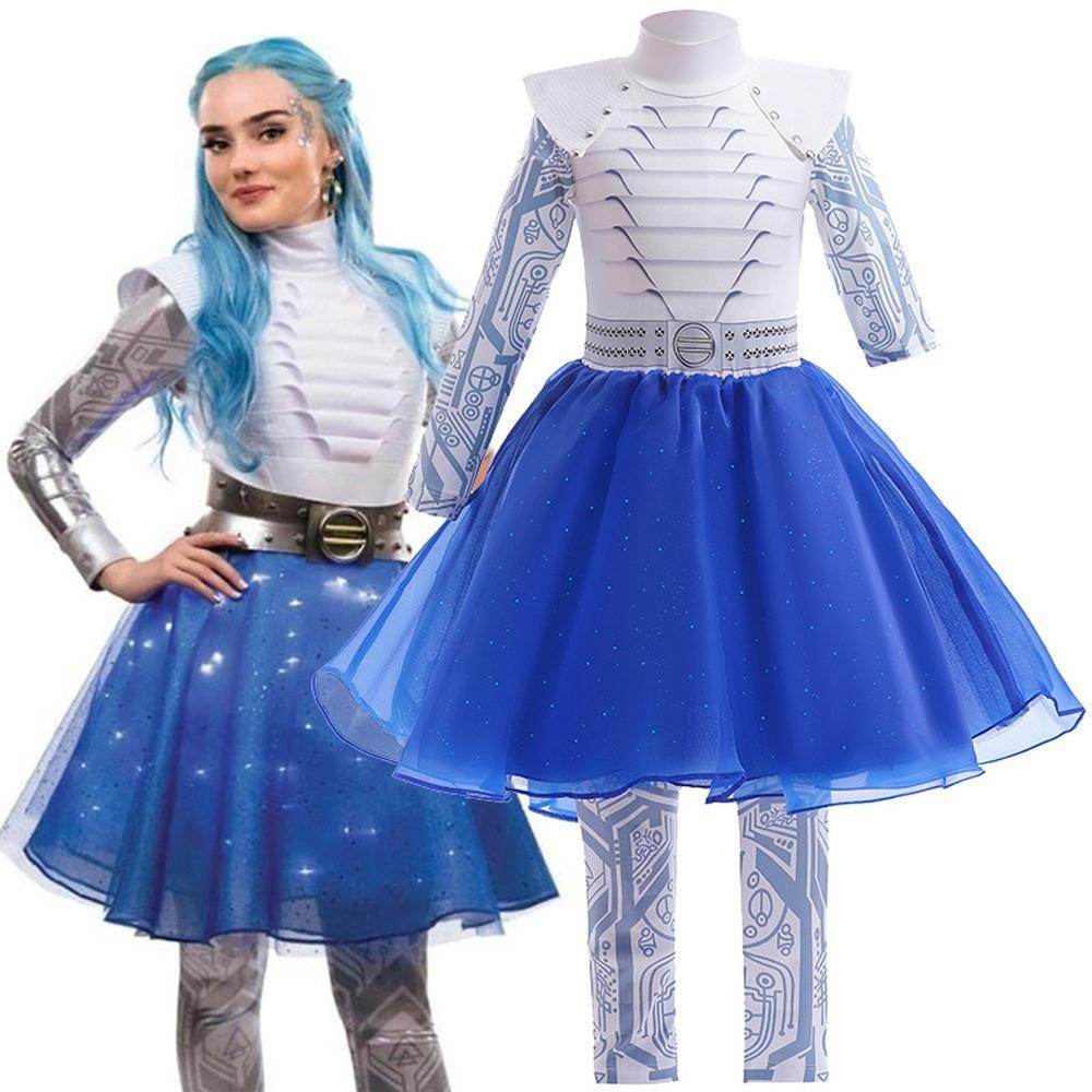 Zombie girls team uniform dress tights two-piece costume - zzcosplay